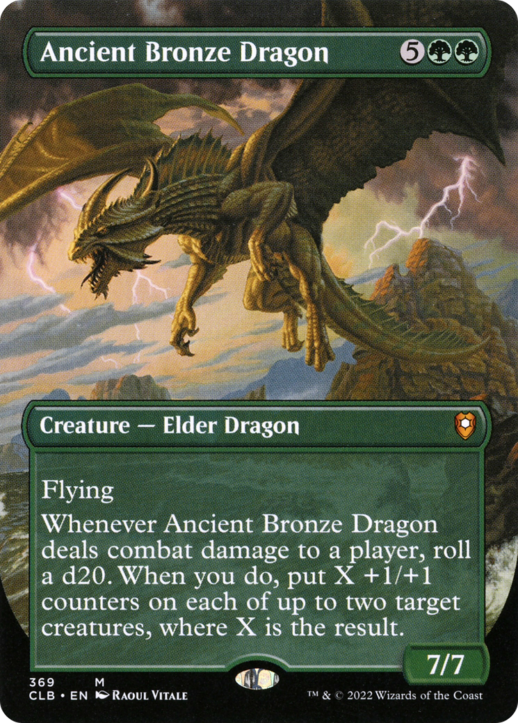 Ancient Bronze Dragon MTG proxy card