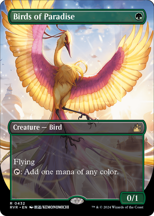 Birds of Paradise MTG proxy card