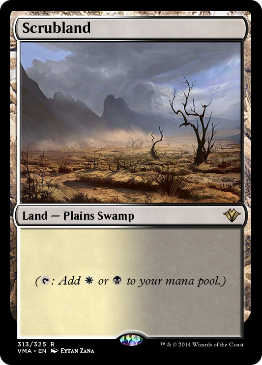 Scrubland MTG proxy card