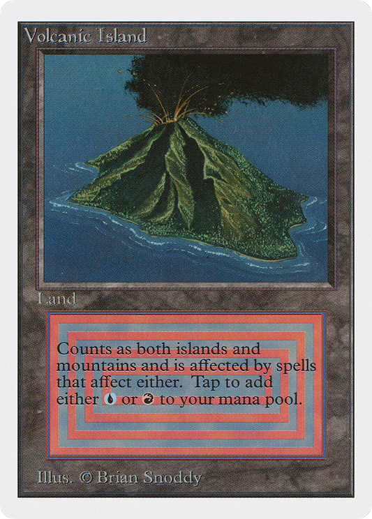Volcanic Island MTG proxy card