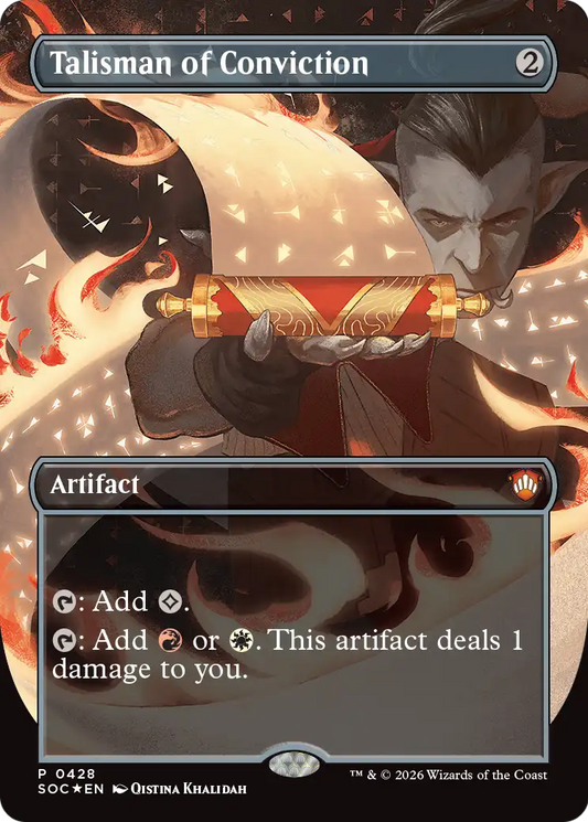 Talisman of Conviction MTG proxy card
