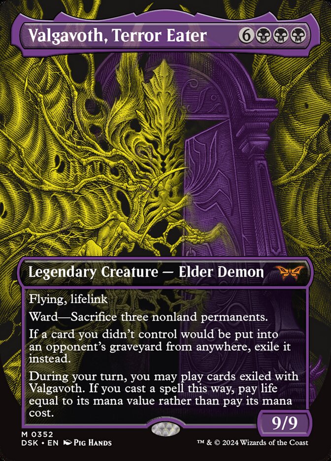 Valgavoth, Terror Eater MTG proxy card