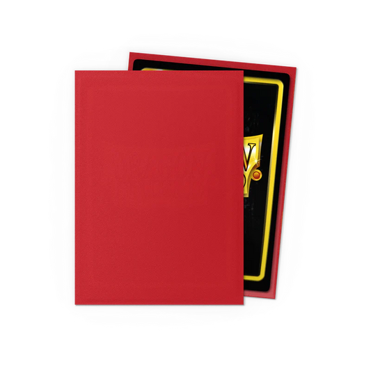 Dragon Shield Matte Crimson card sleeves 100 standard size sleeves 63x88 mm