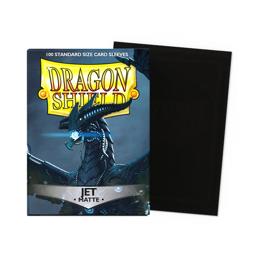 Dragon Shield Matte Jet Sleeves 100 Standard Size Card Sleeves