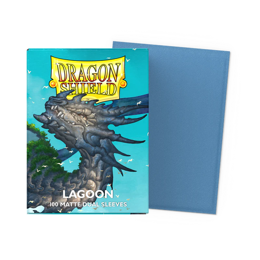 Dragon Shield Matte Lagoon Dual Sleeves 100 Standard Size Card Sleeves