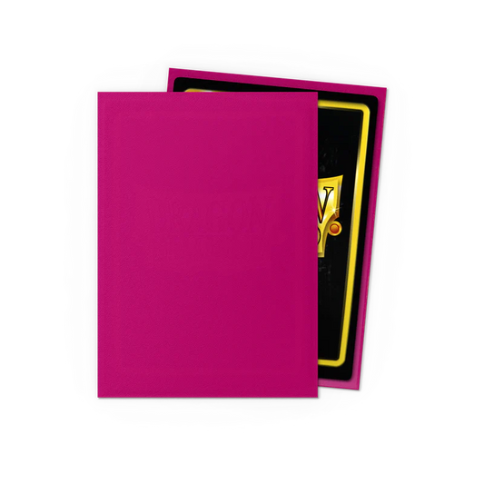 Dragon Shield Matte Magenta card sleeves 100 standard size sleeves 63x88 mm