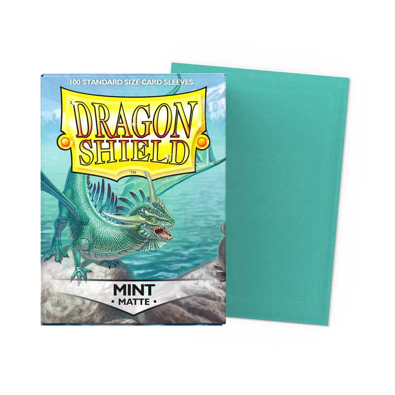 Dragon Shield Matte Mint Sleeves 100 Standard Size Card Sleeves