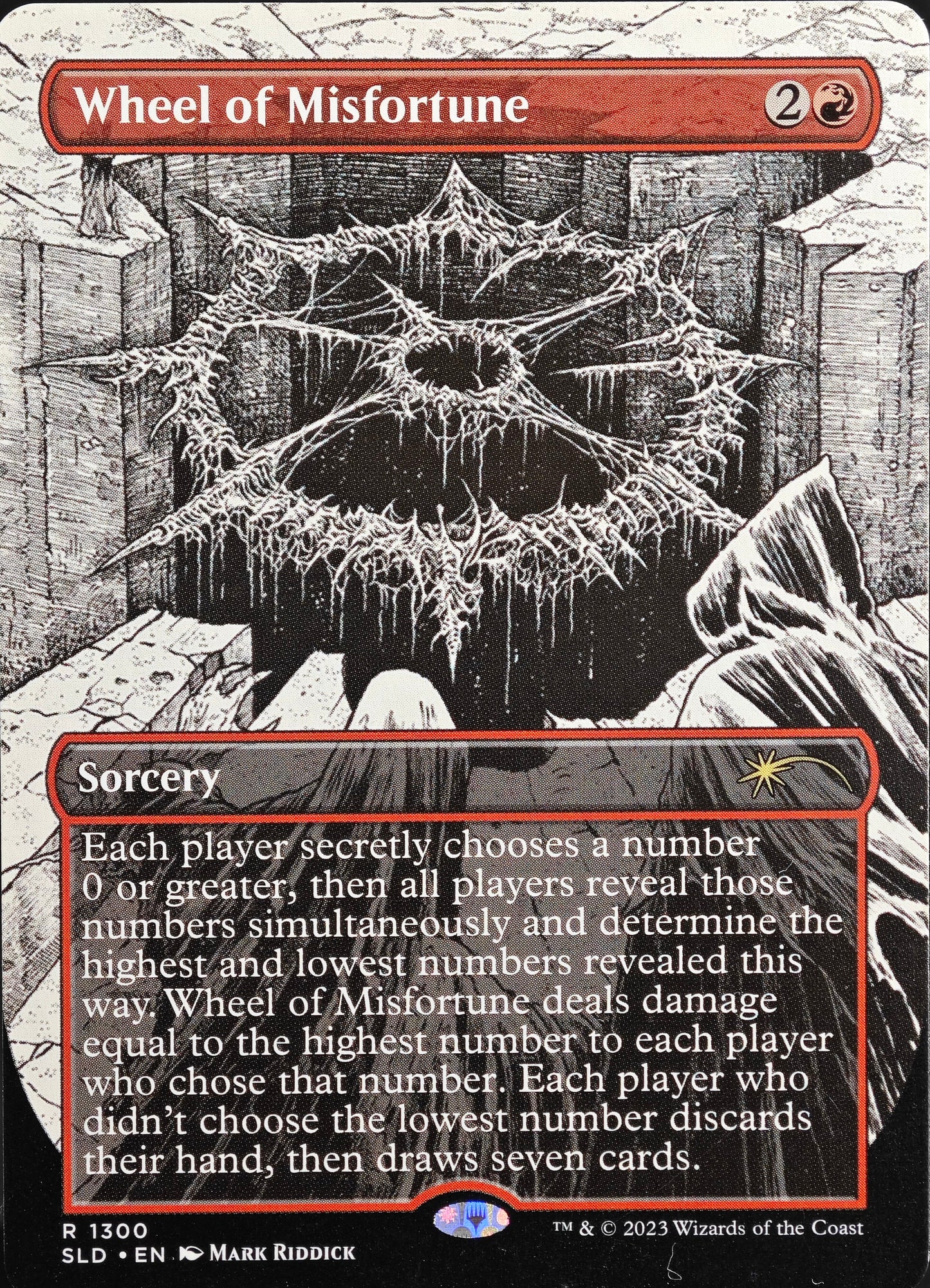 Wheel of Misfortune proxy card MTG Secret Lair Drop