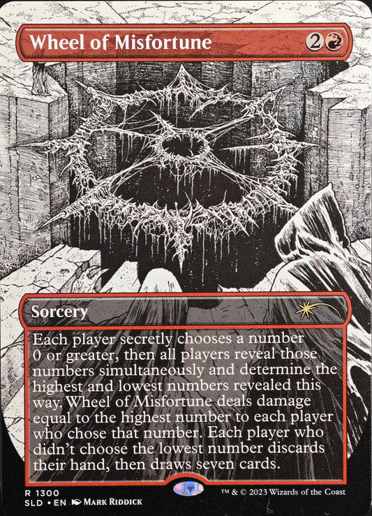 Wheel of Misfortune proxy card MTG Secret Lair Drop