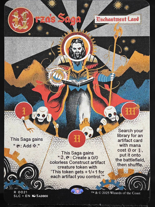 Urza's Saga proxy card MTG Secret Lair Countdown