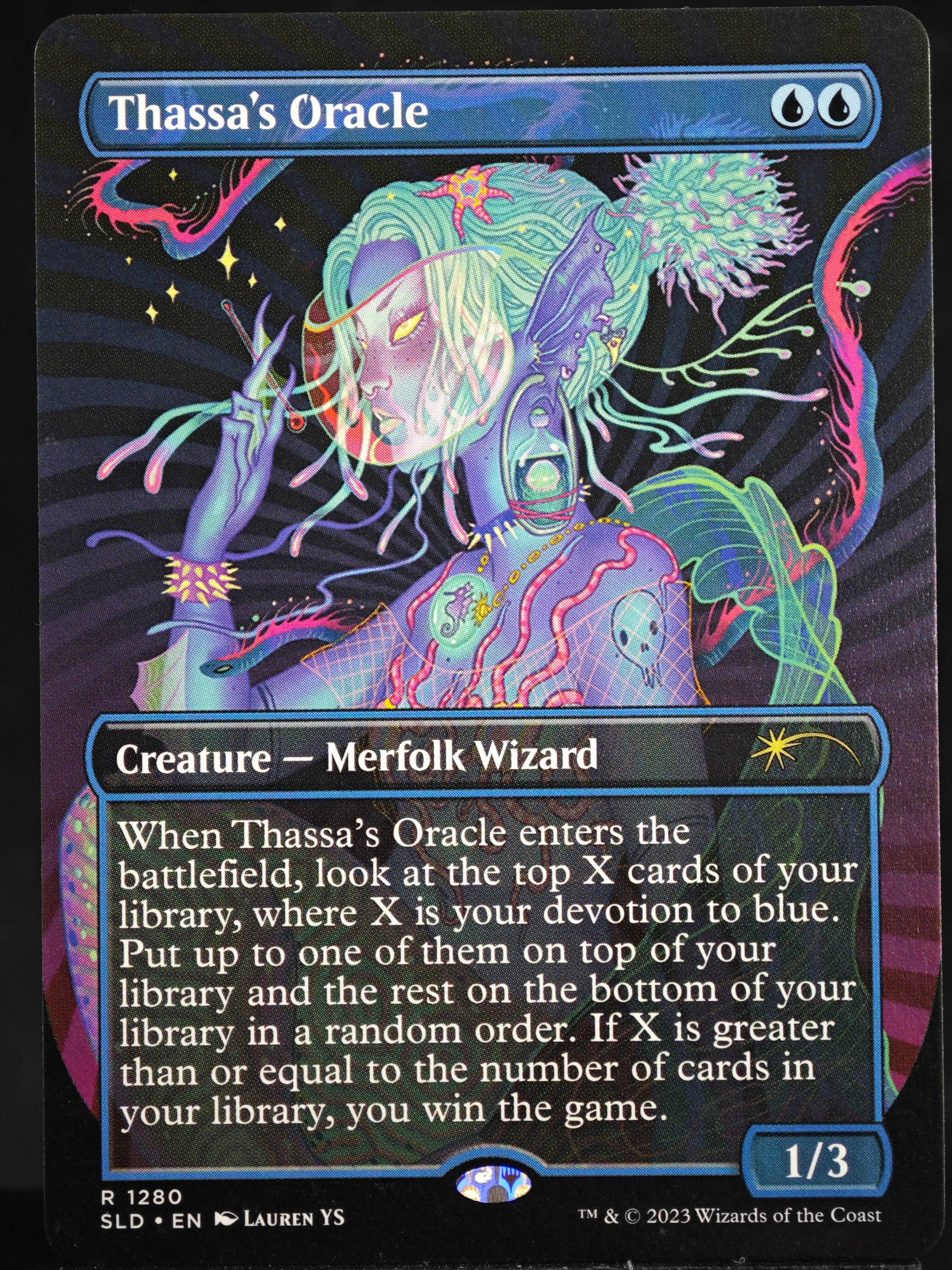Thassa's Oracle proxy card MTG Secret Lair Drop
