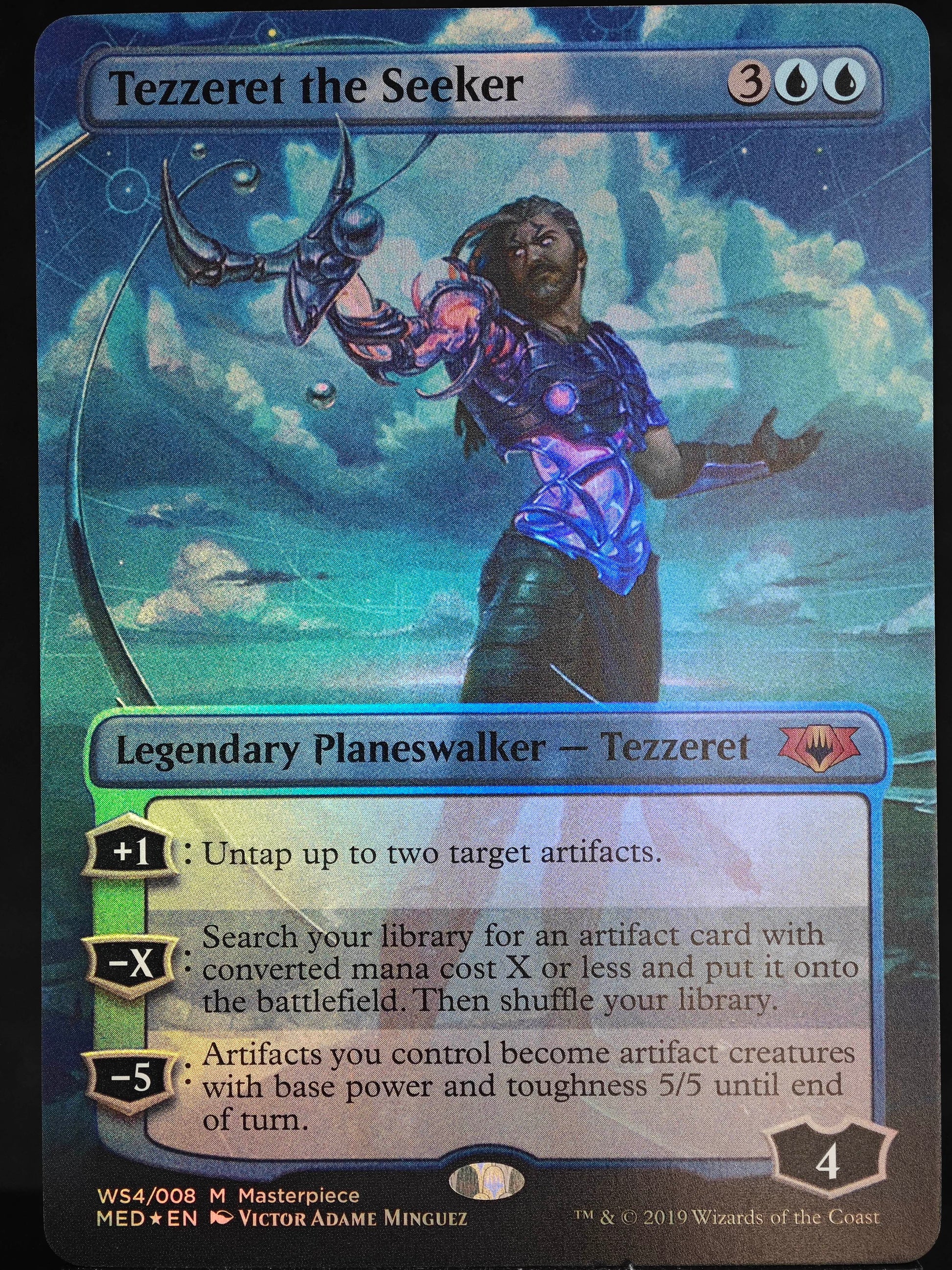 Tezzeret the Seeker proxy card MTG Mythic Edition