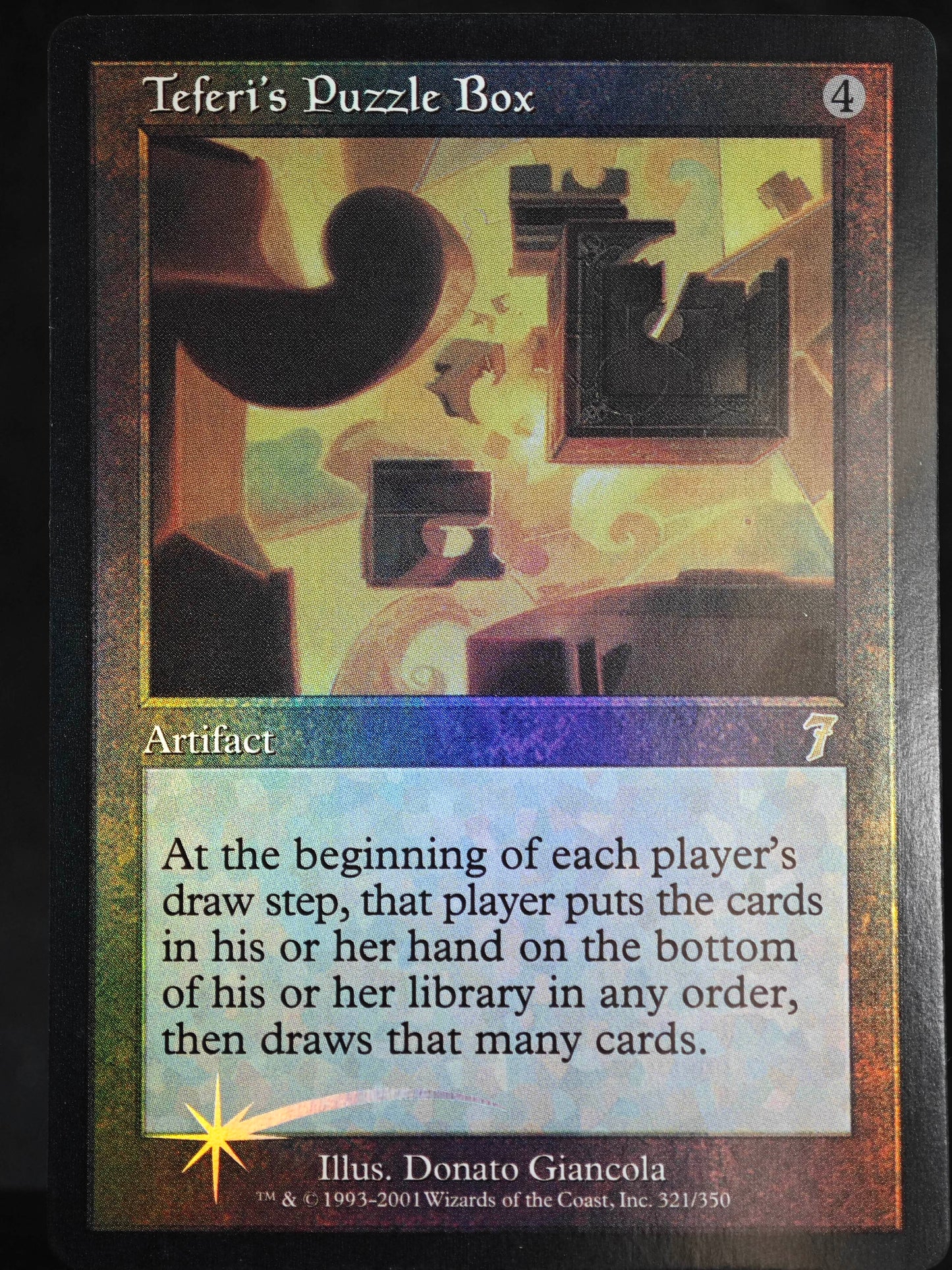 Teferi's Puzzle Box proxy card MTG Seventh Edition