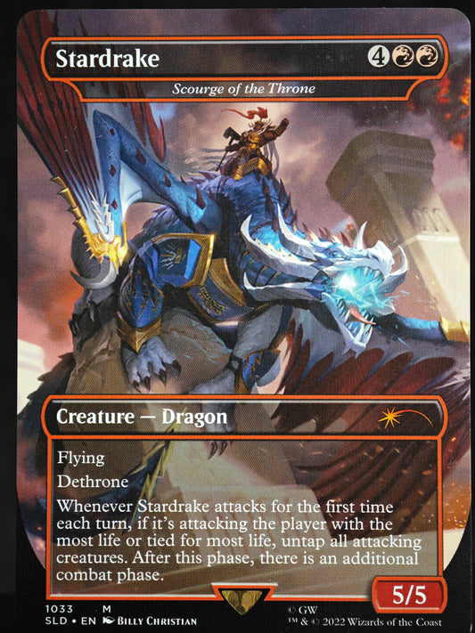 Stardrake // Scourge of the Throne proxy card MTG Secret Lair Drop
