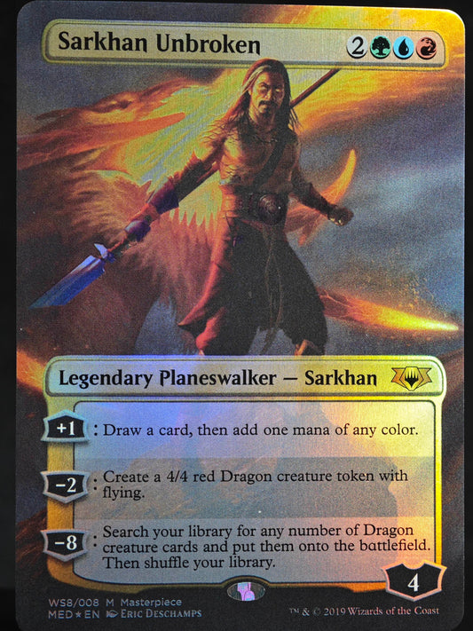 Sarkhan Unbroken proxy card MTG Mythic Edition