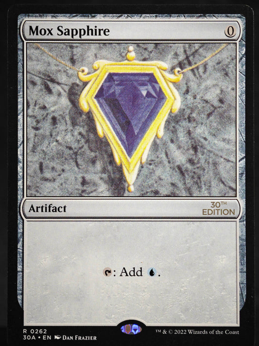 Mox Sapphire proxy card MTG 30th Anniversary Edition