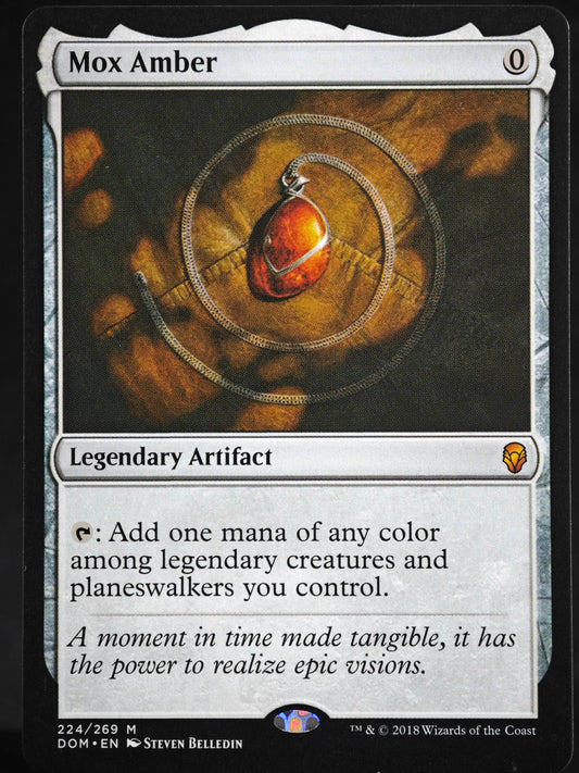 Mox Amber proxy card MTG Dominaria