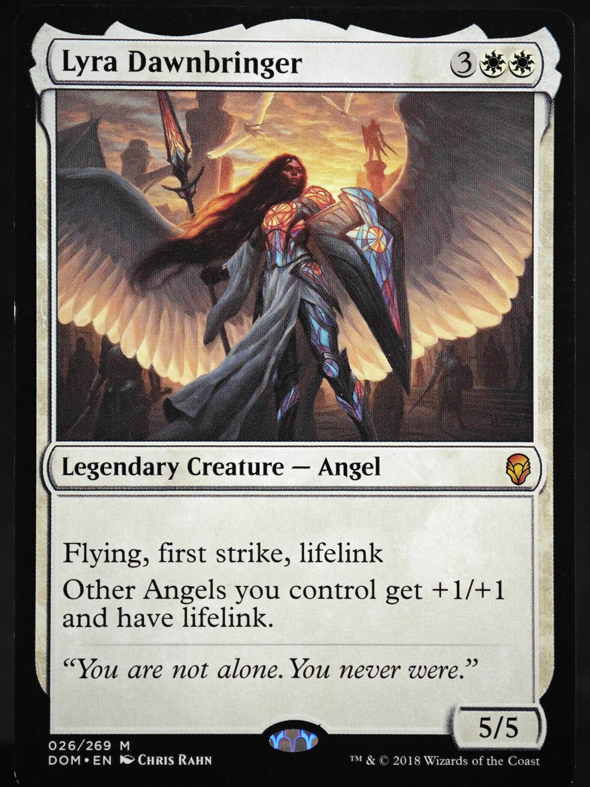 Lyra Dawnbringer proxy card MTG Dominaria Promos