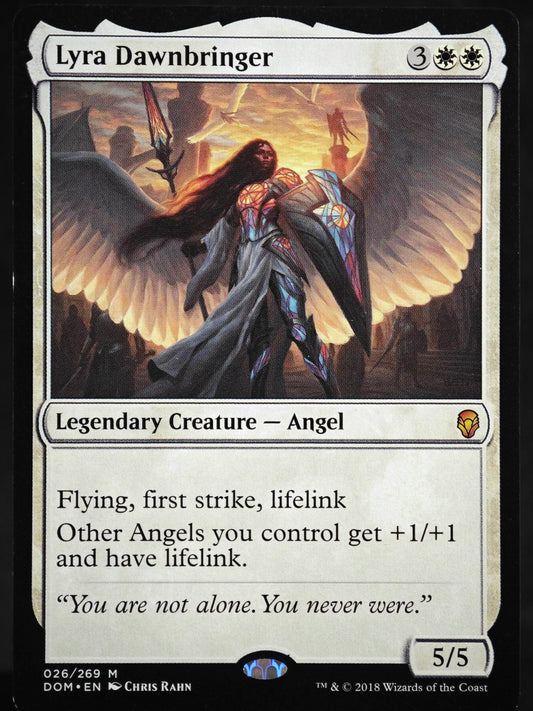 Lyra Dawnbringer proxy card MTG Dominaria Promos