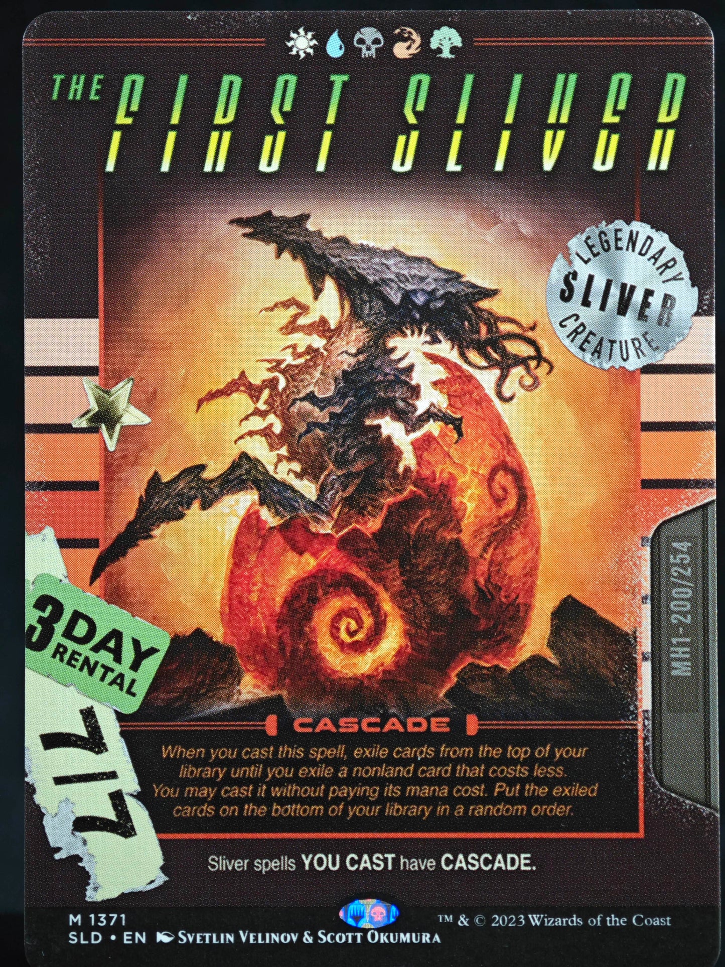 The First Sliver proxy card MTG Secret Lair Drop