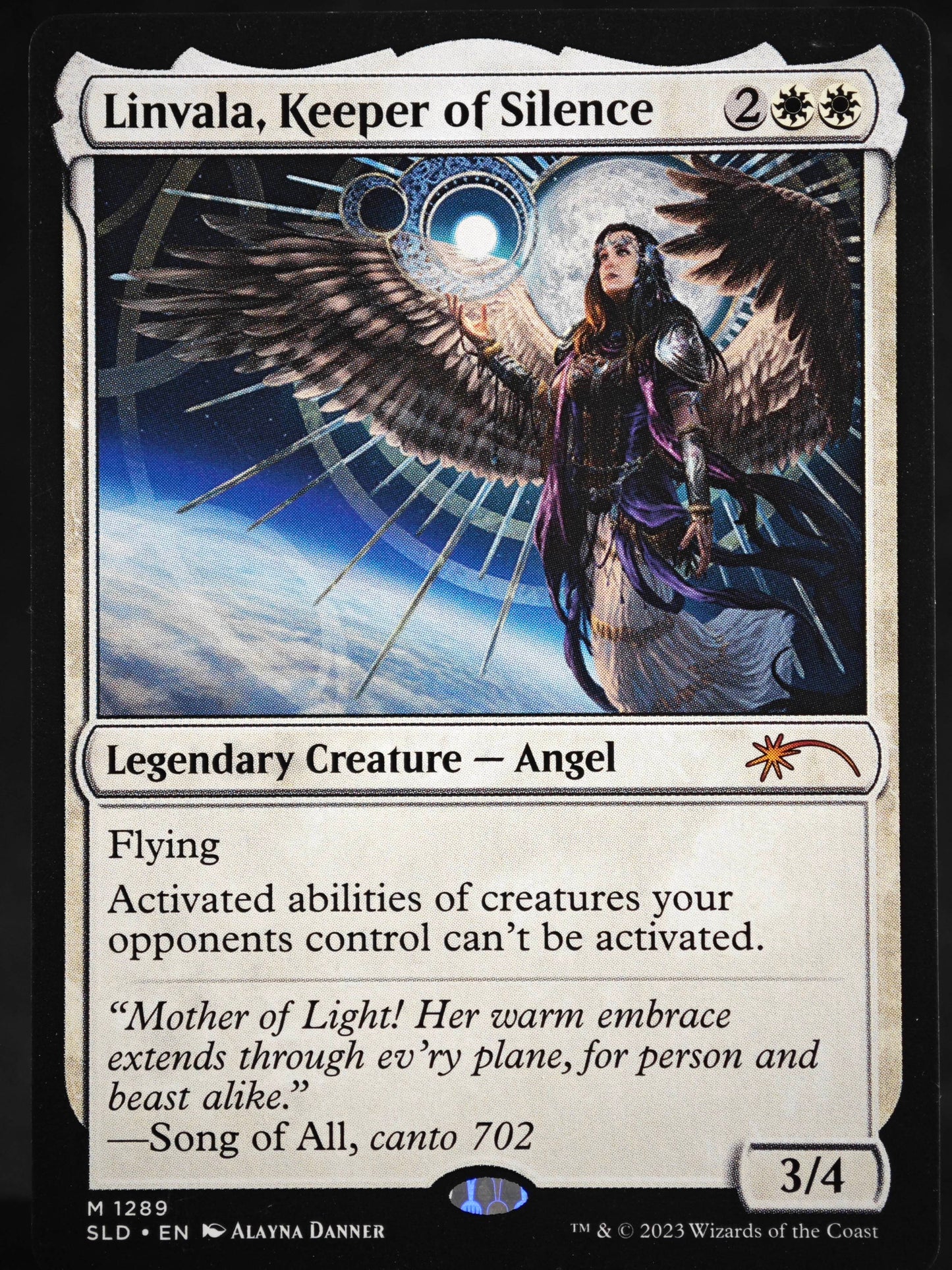 Linvala, Keeper of Silence proxy card MTG Secret Lair Drop
