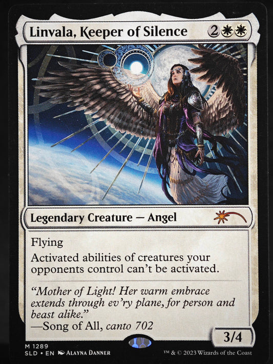 Linvala, Keeper of Silence proxy card MTG Secret Lair Drop
