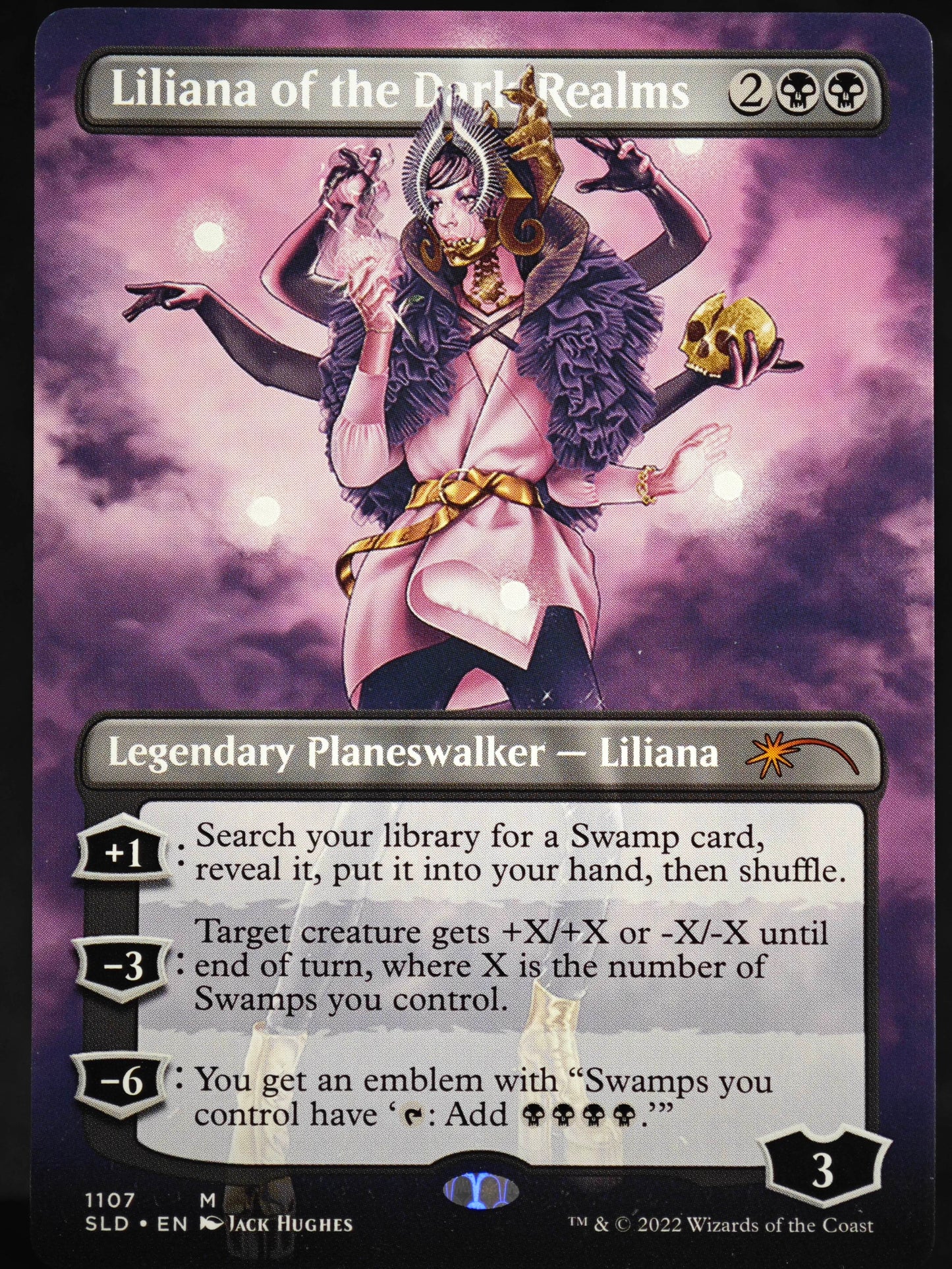 Liliana of the Dark Realms proxy card MTG Secret Lair Drop