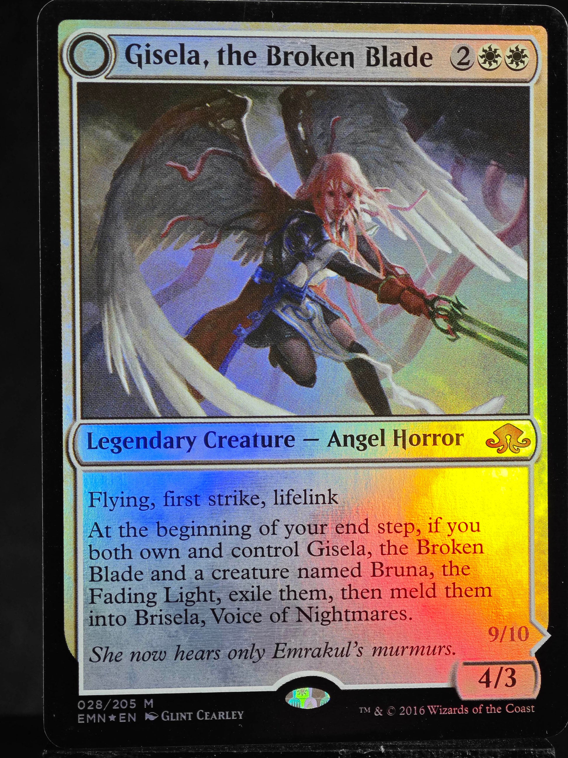 Gisela, the Broken Blade proxy card MTG Eldritch Moon Promos