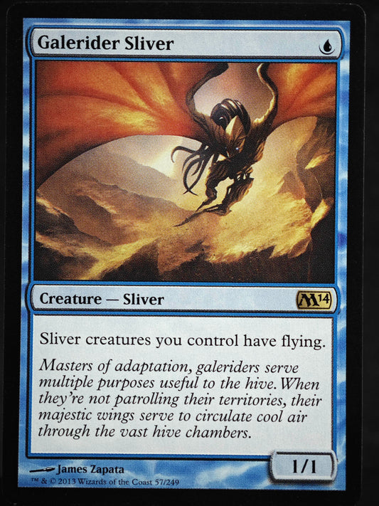 Galerider Sliver proxy card MTG Magic 2014