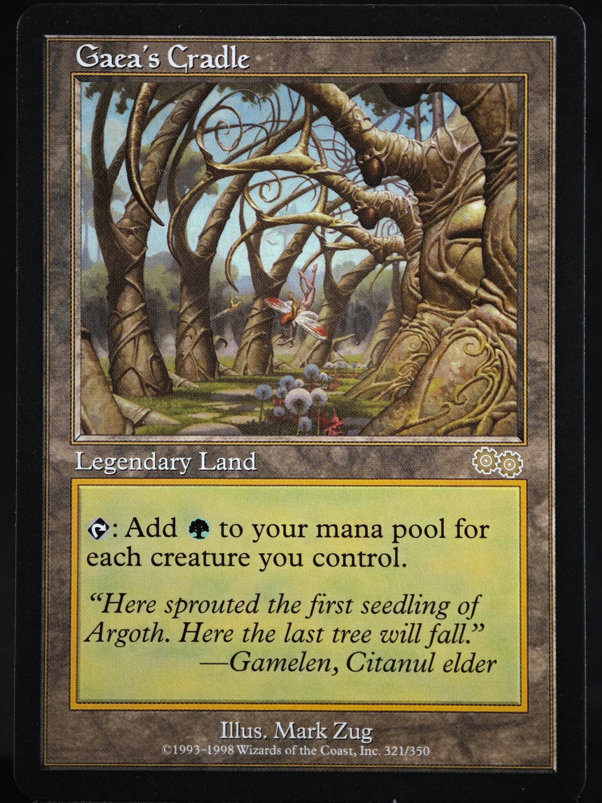 Gaea's Cradle proxy card MTG Urza's Saga