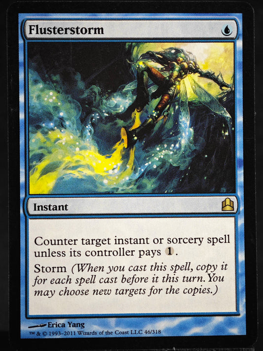 Flusterstorm proxy card MTG Commander 2011