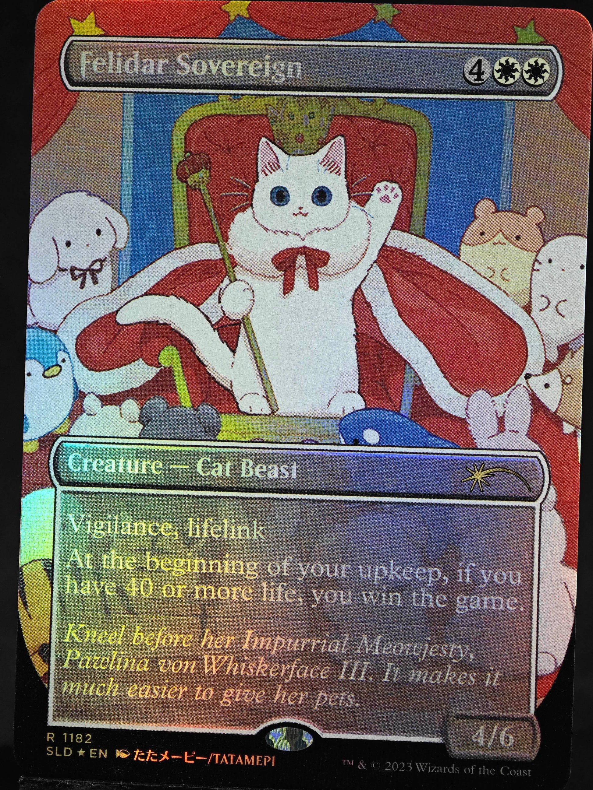 Felidar Sovereign proxy card MTG Secret Lair Drop