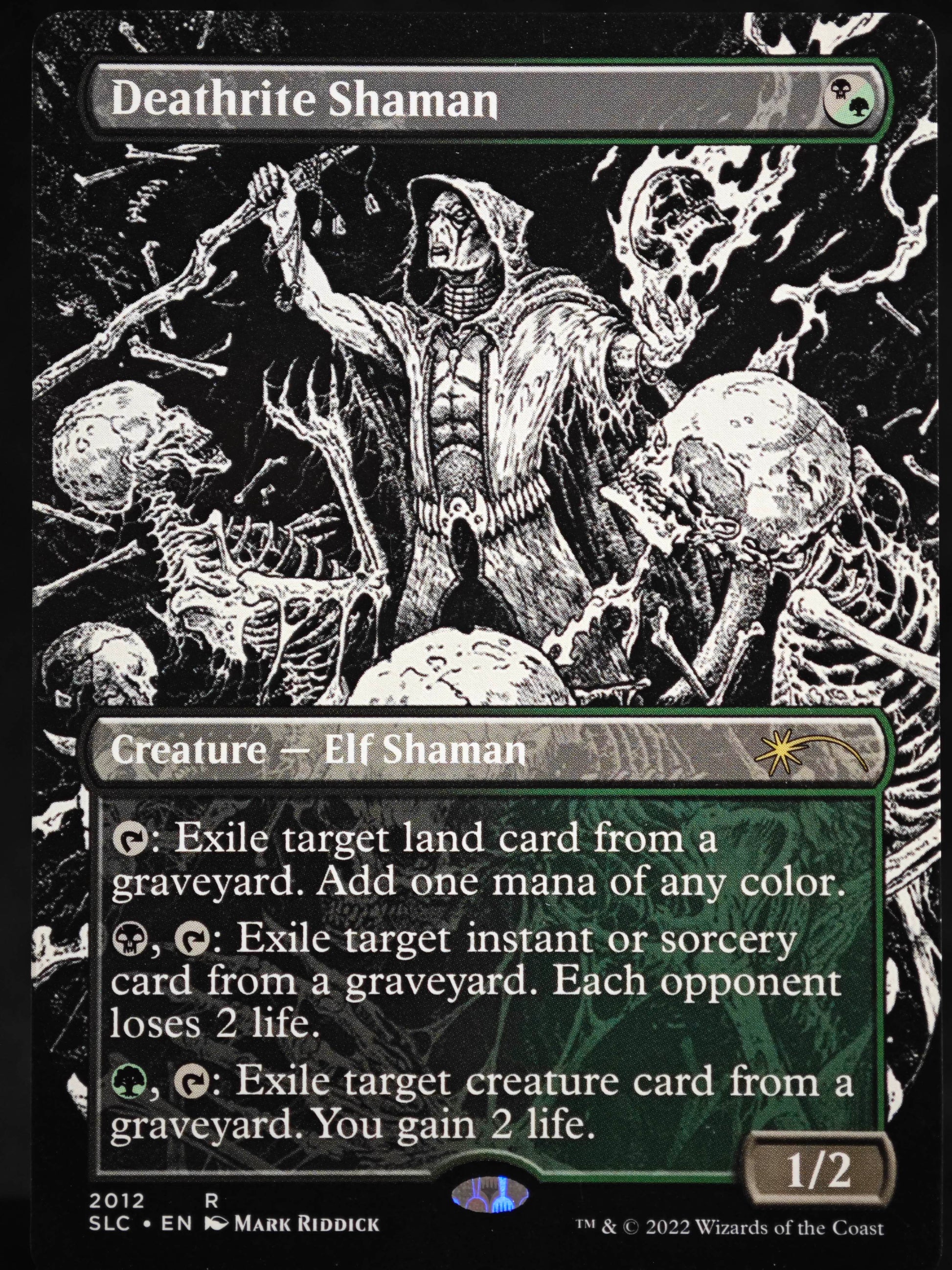 Deathrite Shaman proxy card MTG Secret Lair Countdown