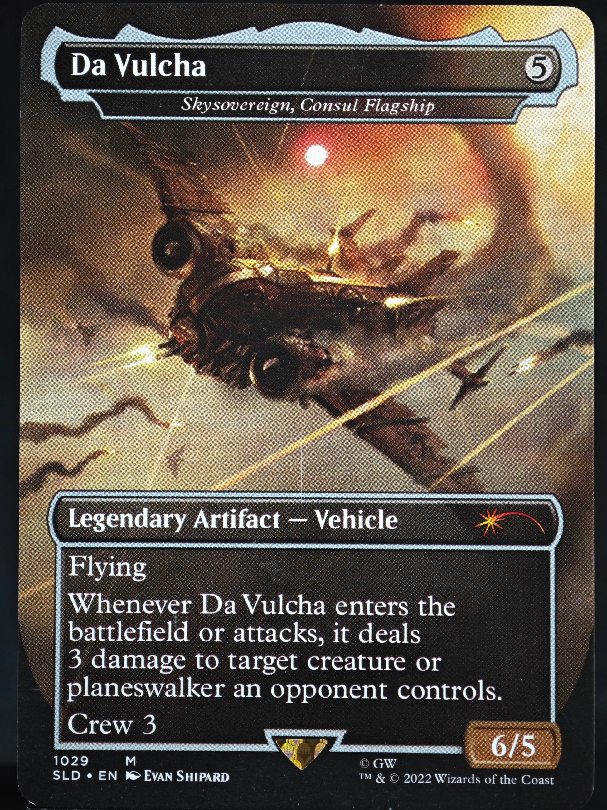 Da Vulcha // Skysovereign, Consul Flagship proxy card MTG Secret Lair Drop