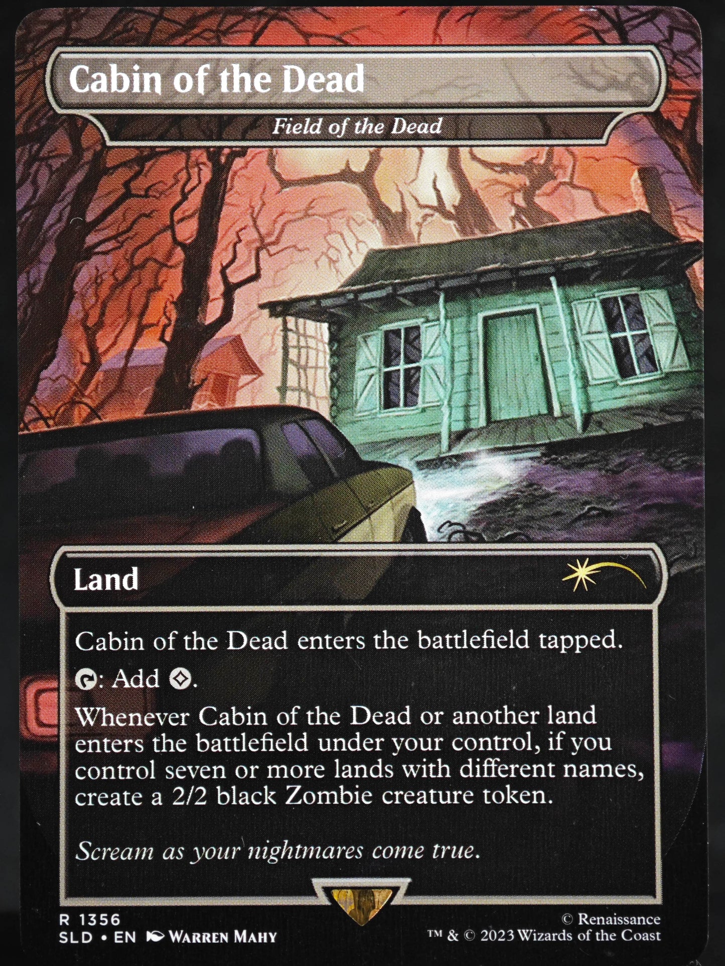 Cabin of the Dead // Field of the Dead proxy card MTG Secret Lair Drop