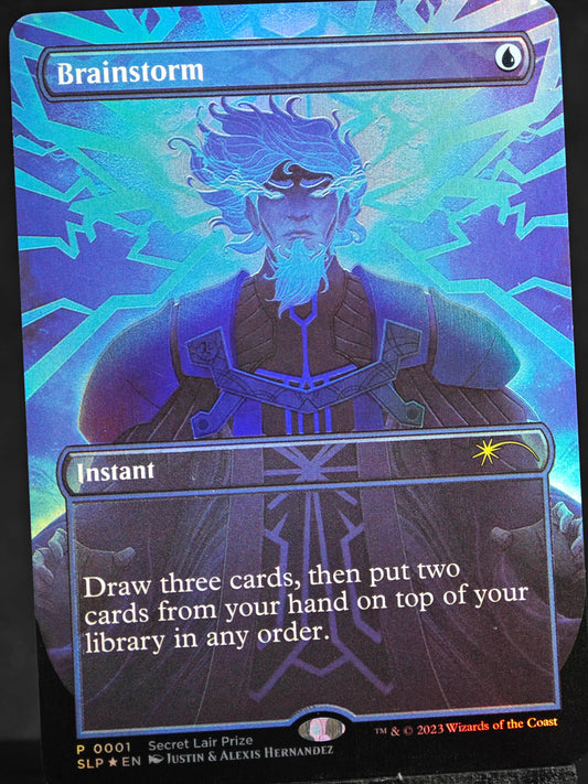 Brainstorm proxy card MTG Secret Lair Promo