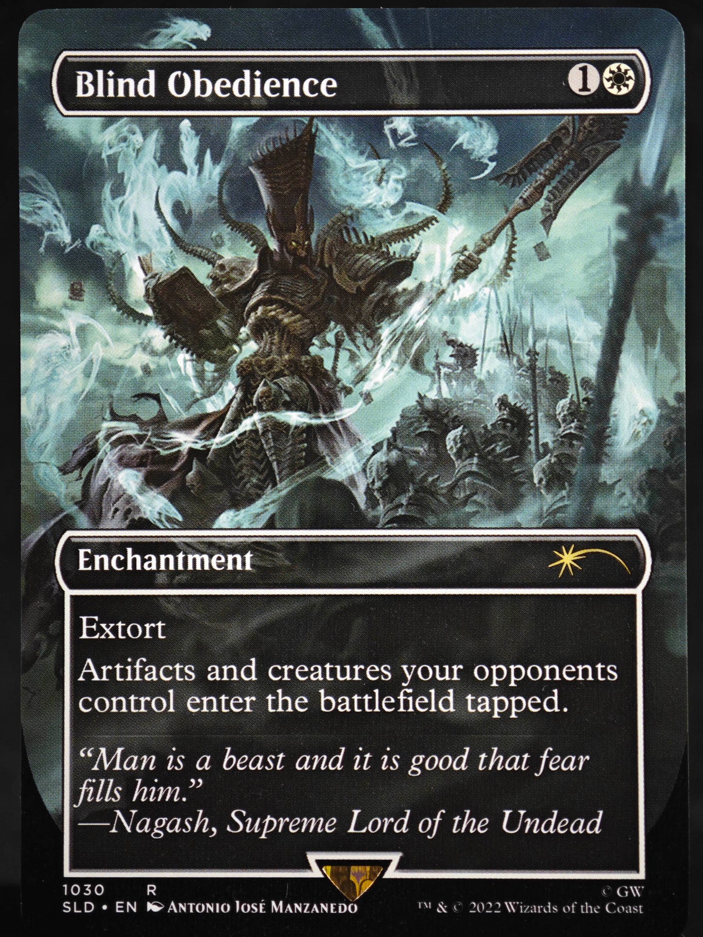 Blind Obedience proxy card MTG Secret Lair Drop