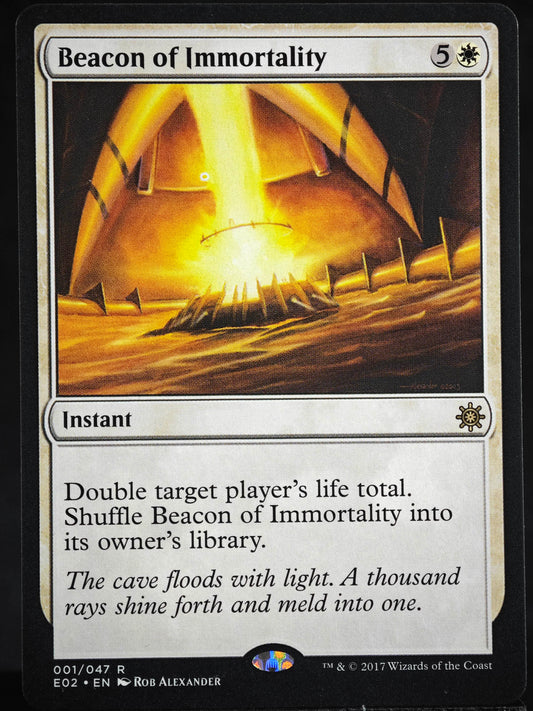 Beacon of Immortality proxy card MTG Explorers of Ixalan