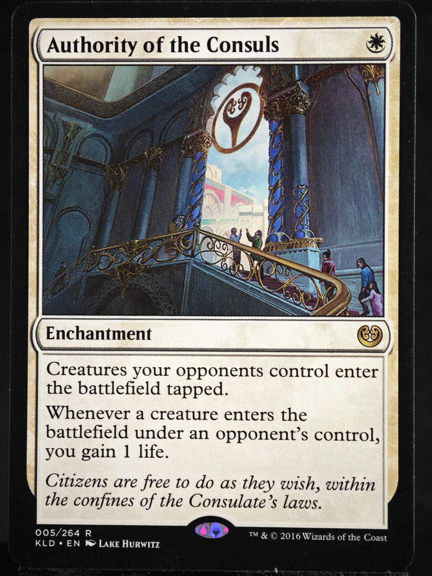 Authority of the Consuls proxy card MTG Kaladesh Promos