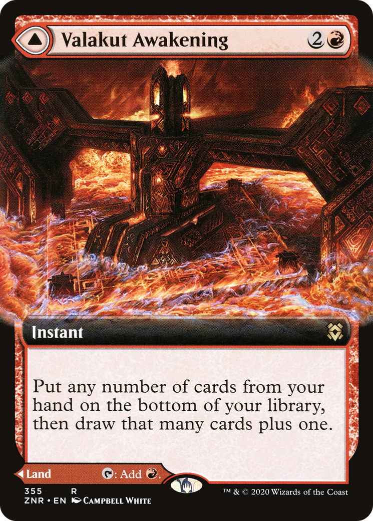Valakut Awakening // Valakut Stoneforge MTG proxy card