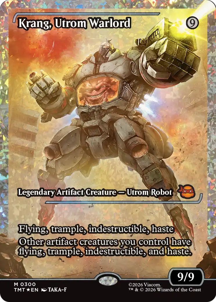 Krang, Utrom Warlord MTG proxy card