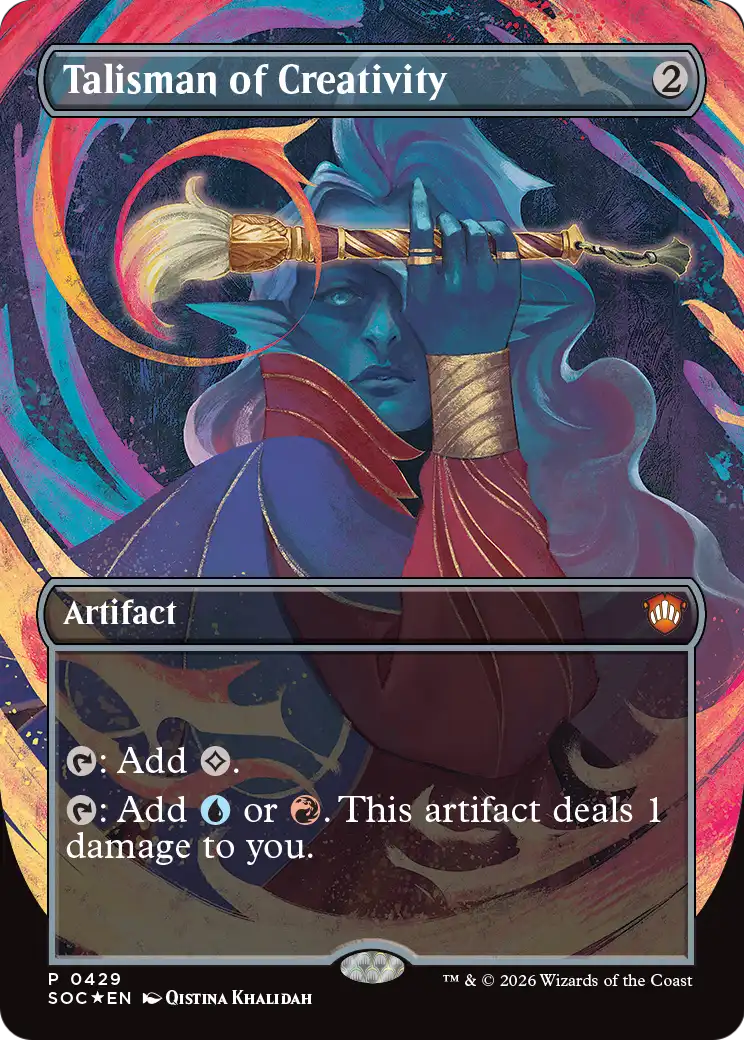 Talisman of Creativity MTG proxy card