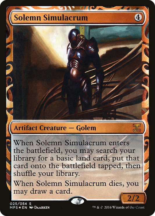 Solemn Simulacrum MTG proxy card