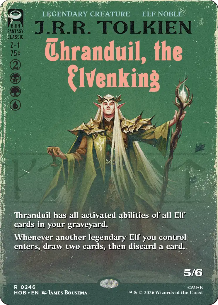 Thranduil, the Elvenking MTG proxy card