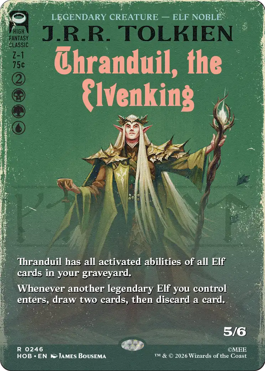Thranduil, the Elvenking MTG proxy card
