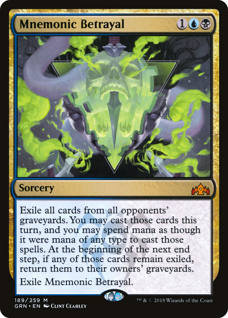 Mnemonic Betrayal MTG proxy card