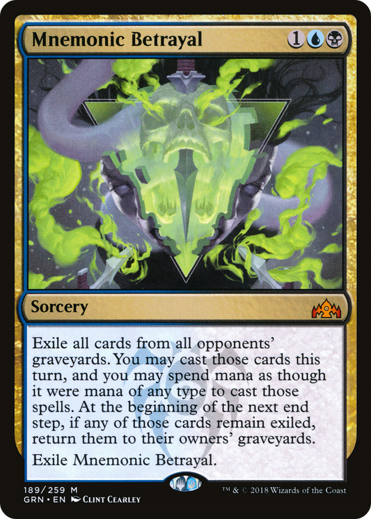 Mnemonic Betrayal MTG proxy card