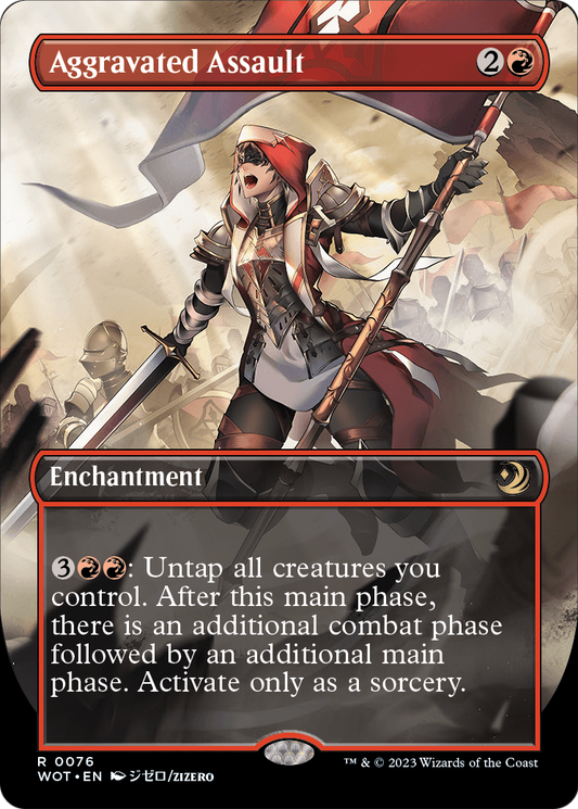Aggravated Assault MTG proxy card
