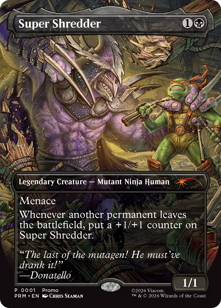 Super Shredder MTG proxy card