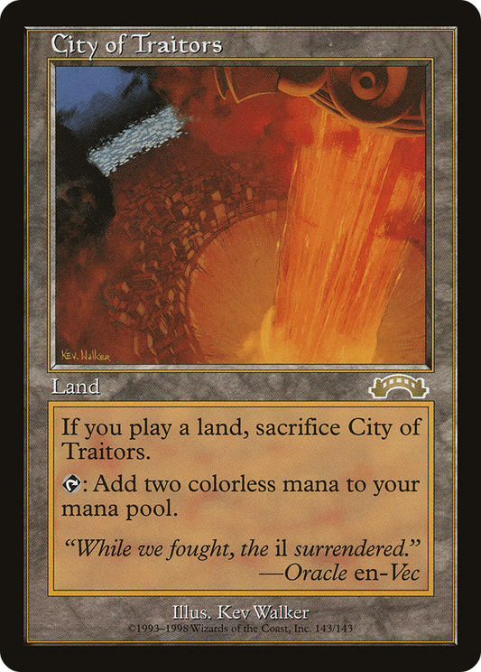 City of Traitors MTG proxy card